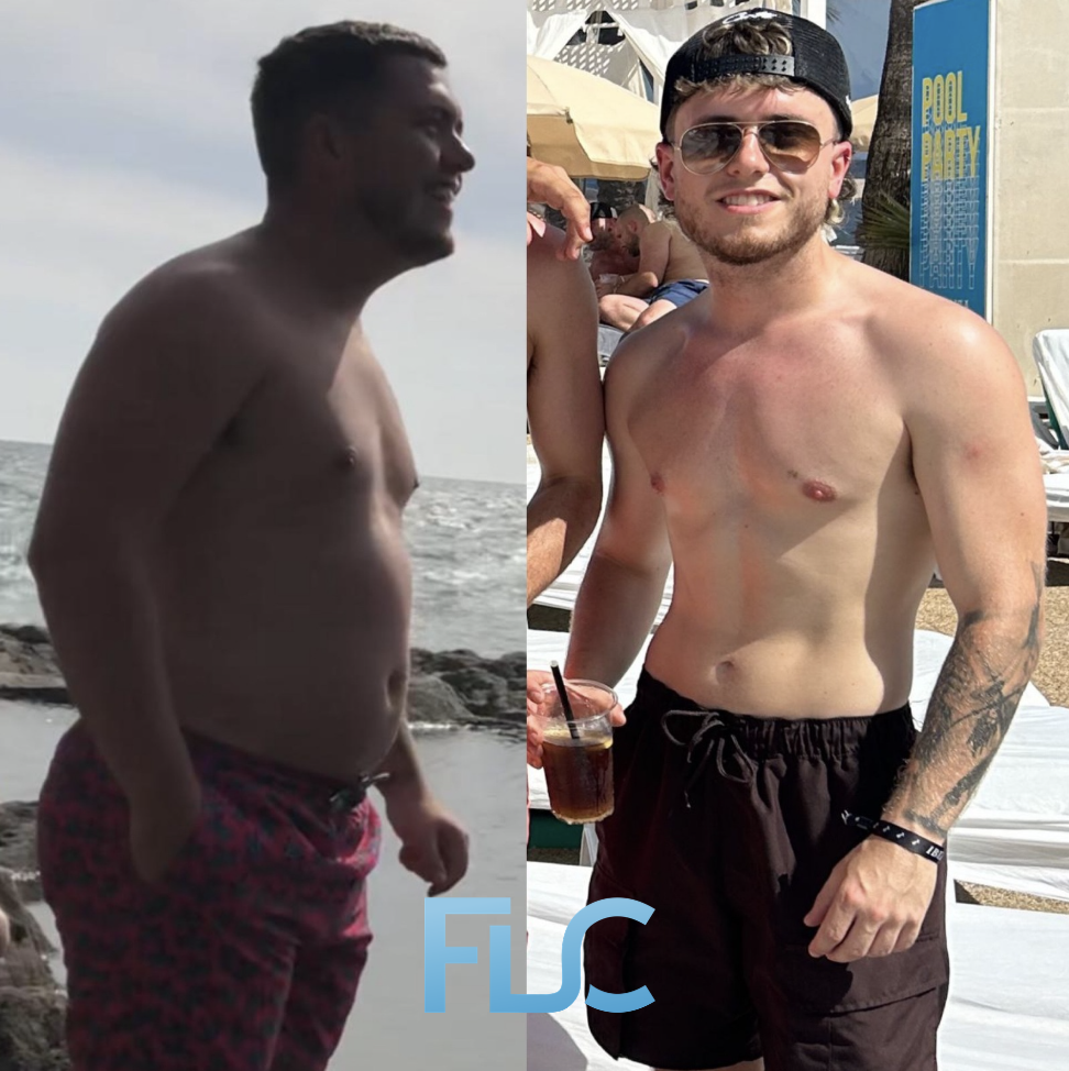 Cal before and after transformation