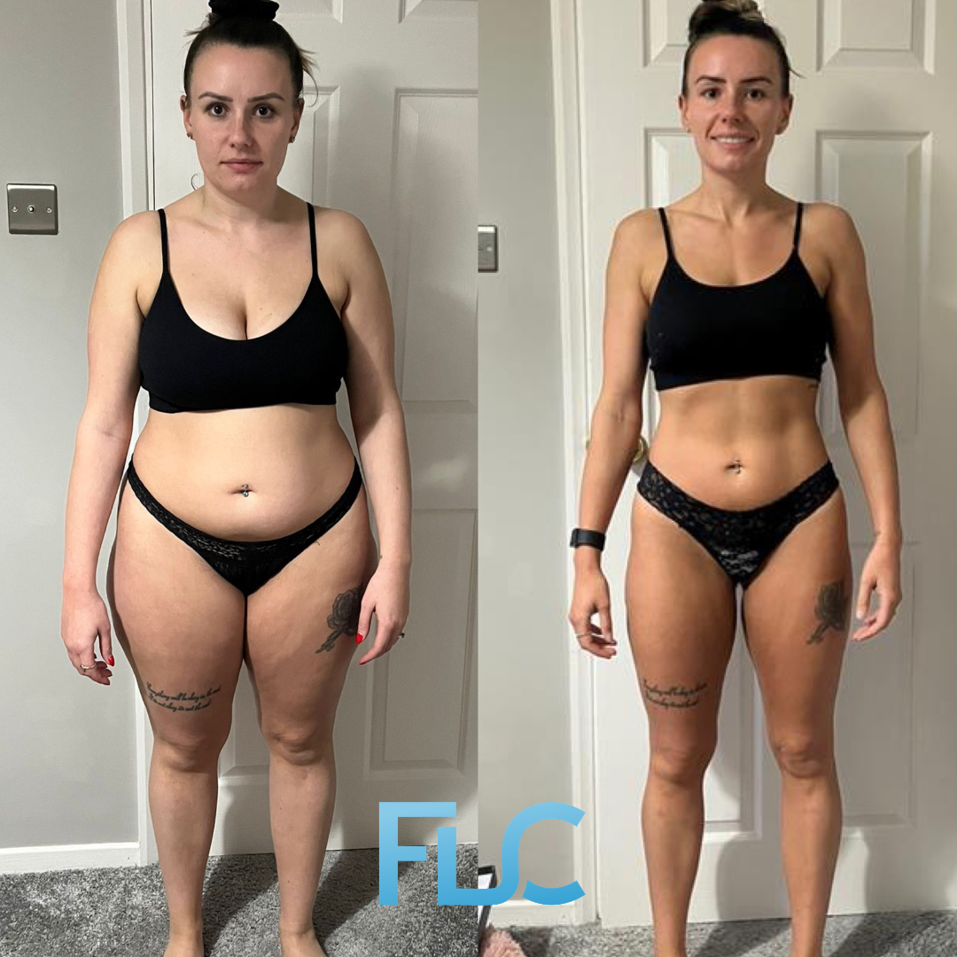 Ashleigh before and after transformation